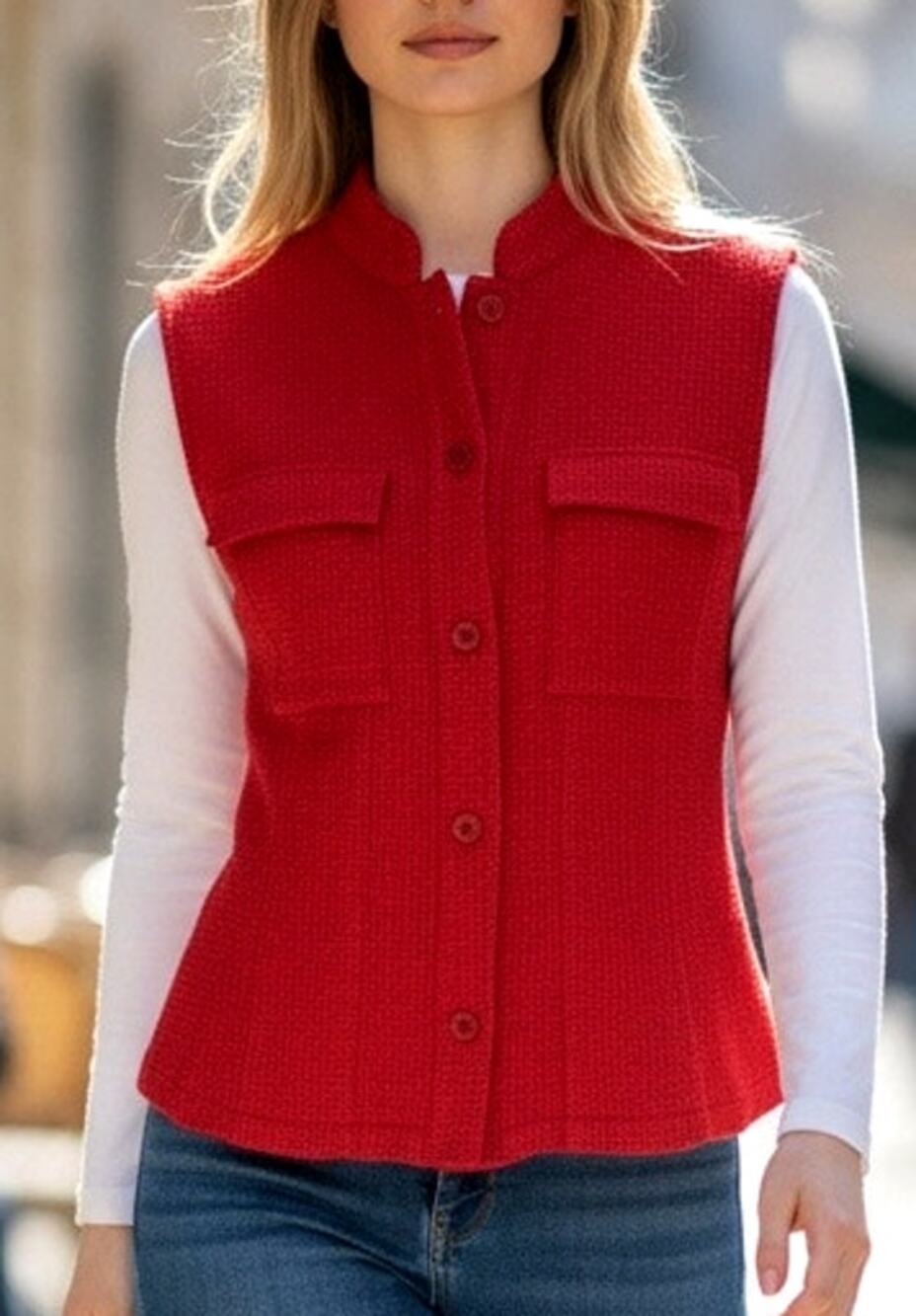 Alexander Campbell vintage woven sleeveless blouse